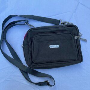 Gray/Pink Baggallini Crossbody Bag